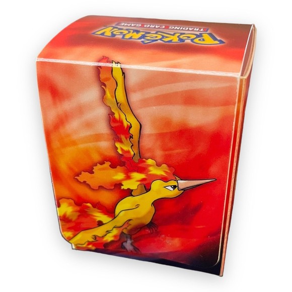 Pokemon Moltres Deck Box TCG Card Holder Legendary Case 2005 - Picture 1 of 9